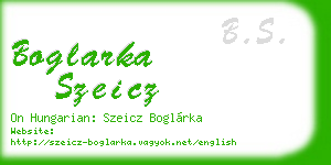 boglarka szeicz business card